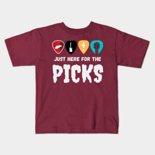 Just Here For The Picks Kids T-Shirt